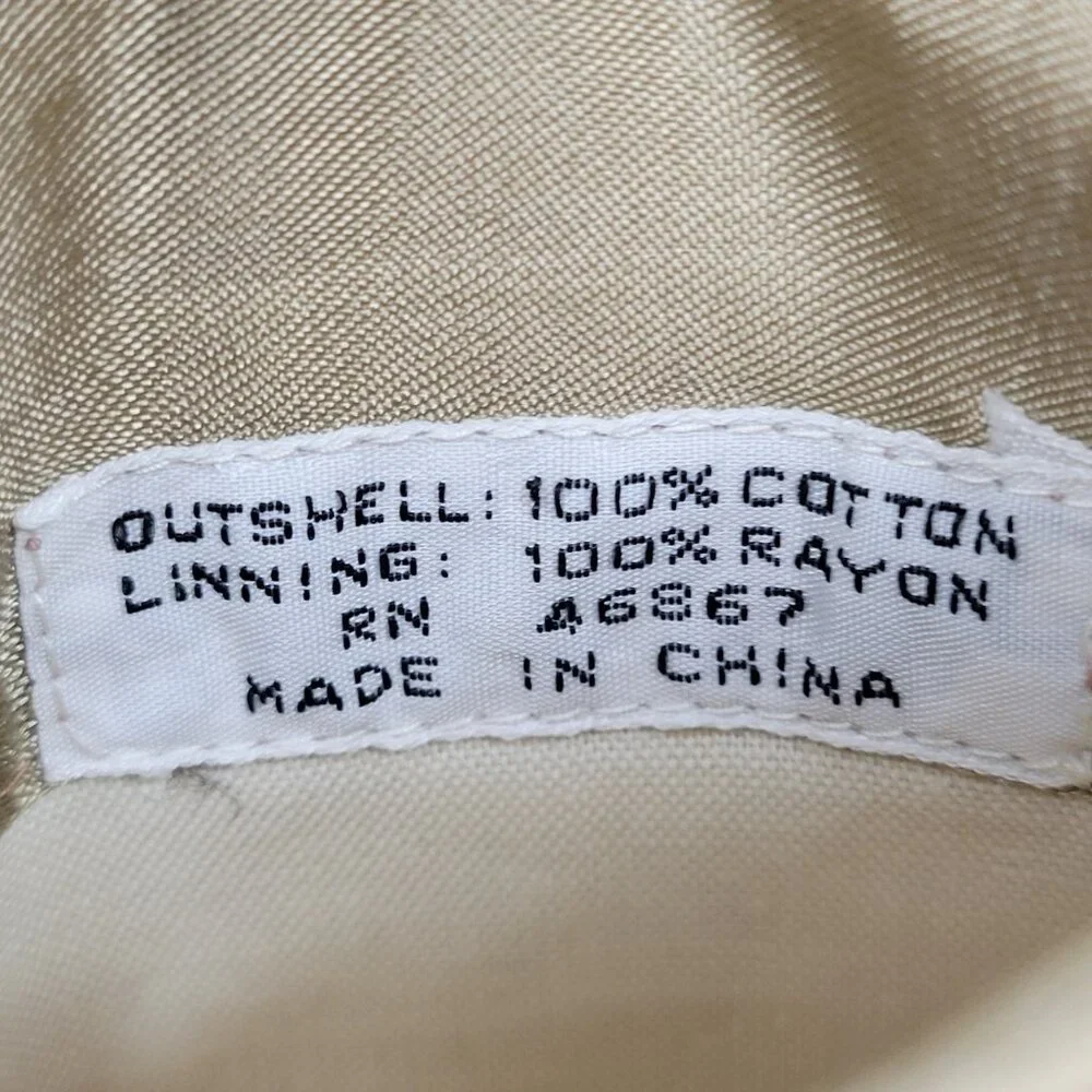 VTG Jordache Tan 100% Cotton Corduroy Double Vented Notch Blazer Jacket Size 42R